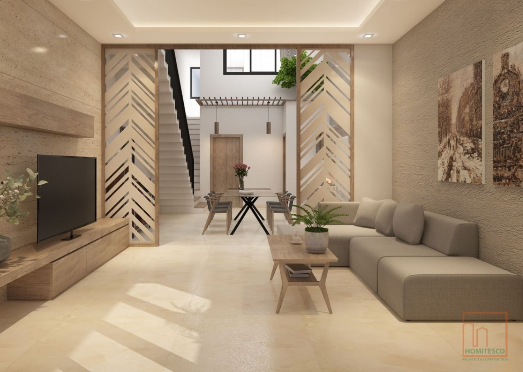 Thi công nhà phố Hòa Xuân Đà Nẵng