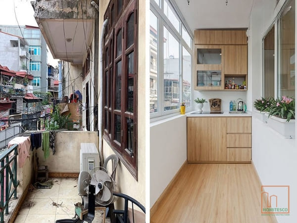 Cải tạo nhà ở Hòa Xuân  