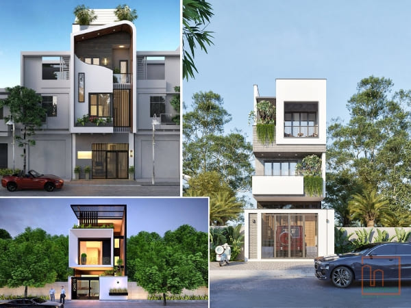 Đơn vị thiết kế thi công xây dựng nhà phố 3 tầng tại Đà Nẵng